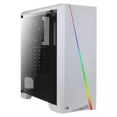Корпус ATX AeroCool Cylon 4713105950229 белый, без БП, с окном, USB 3.0, 2*USB 2.0, audio, card-reader