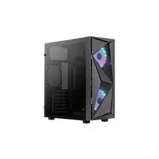 Корпус ATX AeroCool Glider Cosmo-G-BK-v1 4710562754124 черный, без БП, с окном, USB 3.0, 2*USB 2.0, audio