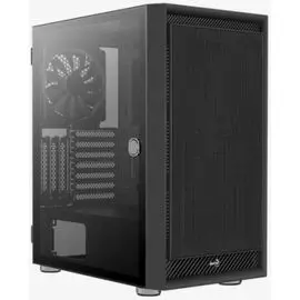 Корпус ATX AeroCool Graphite 4710562759433 черный, без БП, боковая панель из закаленного стекла, 2*USB 3.0, audio