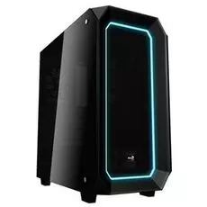 Корпус ATX AeroCool P7-C0 4713105957983 чёрный, стекло, без БП,