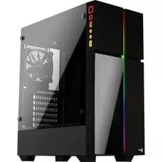 Корпус ATX AeroCool PLAYA 4718009156333 без БП, окно из закаленного стекла, USB3.0 x 2, audio, 13 режимов подсветки, фильтры от пыли