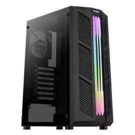 Корпус ATX AeroCool Prime 4710562756319 черный, без БП, с окном, 2*USB 3.0, audio