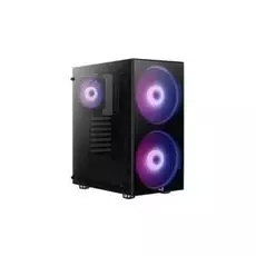 Корпус ATX AeroCool Python 4718009158689 черный, без БП, передняя и боковые панели из закалённого стекла, USB 3.0, 2*USB 2.0, audio