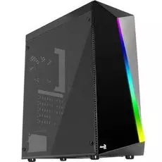 Корпус ATX AeroCool SHARD 4718009156319 без БП, окно из акрила, USB3.0 x 1, USB2.0 x 2, audio, 13 режимов RGB подсветки, фильтры от пыли