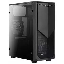 Корпус ATX AeroCool TOMAHAWK-A 4718009158221 черный, 600W (VX PLUS 600), с окном, 2хUSB2.0, 1хUSB3.0, аудио