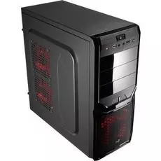 Корпус ATX AeroCool V3X Advanced Black Edition EN57332 (черный), без Б/п,