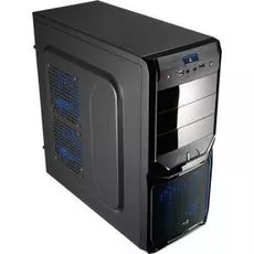 Корпус ATX AeroCool V3X Evil Blue Edition 4710700957493 черно-синий, 500W
