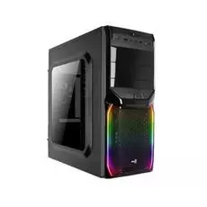 Корпус ATX AeroCool V3X RGB Window 4710700957813 черный, без БП, USB3.0x1, USB2.0x2, аудио