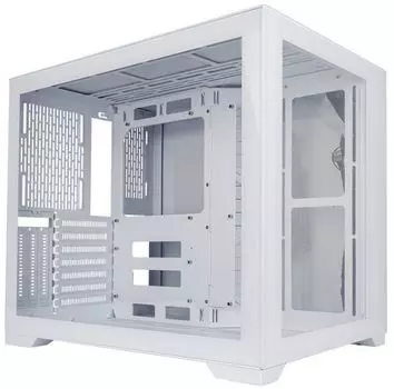 Корпус ATX ALSEYE Cube-W белый, без БП, боковая панель из закаленного стекла, USB 3.0, 2*USB 1.0, au