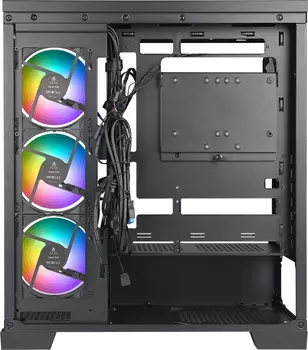 Корпус ATX Azza COVE черный, без БП, USB 2.0, USB 3.0, audio