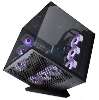 Корпус ATX Azza CUBE PLUS без БП, боковая панель из закалённого стекла, 2*USB 3.0, USB 3.1