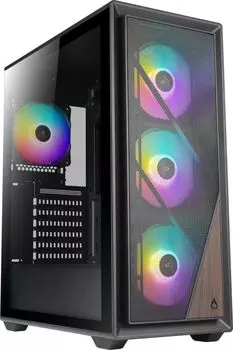 Корпус ATX Azza Forest черный, без БП, 2*USB 3.0, audio