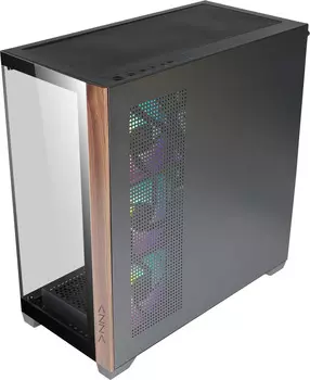 Корпус ATX Azza NEPTUNE CSAZ-491 черный, без БП, боковая панель из закаленного стекла, 2*USB2.0, USB3.0, audio