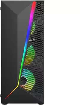 Корпус ATX Bloody BD-CC106F-BK без БП, боковая панель из закалённого стекла, USB 2.0 USB 3.0