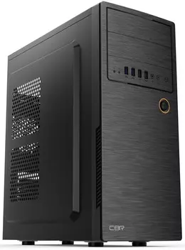 Корпус ATX CBR E180 БП ATX450-12EC (450W/120mm), 2*USB 3.0, 2*USB 2.0, HD Audio+Mic, black