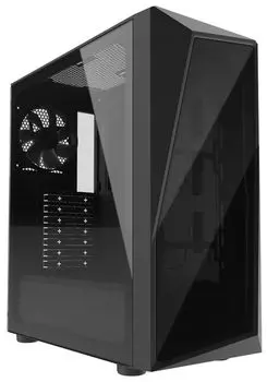 Корпус ATX Cooler Master CMP 520L CP520-KGNN-S03 черный, без БП, боковая панель из закаленного стекла, USB 3.2, USB 2.0, audio