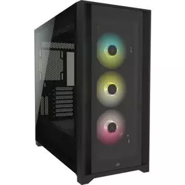 Корпус ATX Corsair iCUE 5000X RGB CC-9011212-WW черный, без БП, стенка из закаленного стекла, 2*USB 3.0, USB 3.1 Type-C, audio