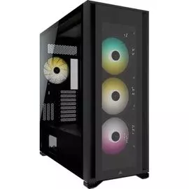 Корпус ATX Corsair iCUE 7000X RGB CC-9011226-WW черный, без БП, боковая панель из закаленного стекла, 4*USB 3.0, USB 3.1 Type-C, audio