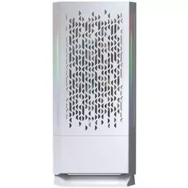 Корпус ATX Cougar MX430 Air RGB White без БП, панель из закаленного стекла, 3*120мм ARGB Fan, 2*ARGB Strip, 2*USB 3.0, USB 2.0, audio, белый