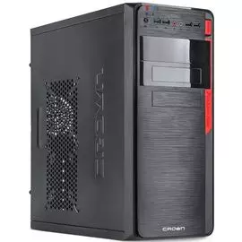Корпус ATX Crown CMC-503 CM000001819 черный с БП 500W (USB 2.0 x2 + USB3.0 x2, Audio)
