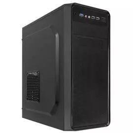 Корпус ATX Crown CMC-611 CM000003009 черный, БП 500W, 2*USB 2.0, USB 3.0, audio