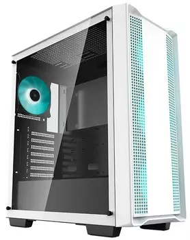 Корпус ATX Deepcool CC560 WH V2 белый, без БП, USB2.0, USB3.0, audio