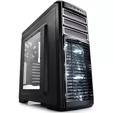Корпус ATX Deepcool KENDOMEN TI черный с окном, без БП (5х120mm LED FAN, USB2.0 + USB3.0, Audio)