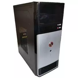 Корпус ATX Delux 2817B черный, БП 420W, (2хUSB2.0, audio)