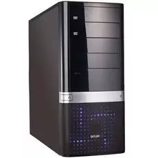 Корпус ATX Delux DLC-MG858 черный, без БП (2хUSB2.0, Audio)