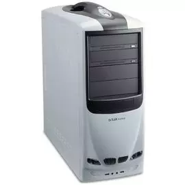 Корпус ATX Delux MG760 черный с белым, без БП