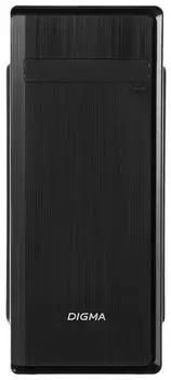 Корпус ATX Digma DC-ATX100-U2 черный без БП ATX 1x80mm 2x120mm 2xUSB2.0 audio