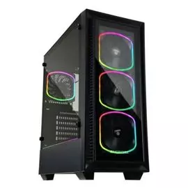 Корпус ATX Enermax Starryfort SF30 черный, без БП, с окном, 2*USB 3.2, audio
