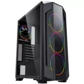 Корпус ATX Eurocase B33 без БП закаленное стекло USB3.0