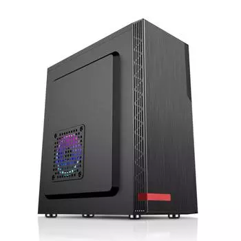 Корпус ATX Eurocase M12 черный, ABS пластик, 2*USB2.0, USB3.0, HD AUDIO