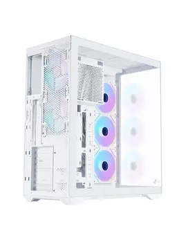 Корпус ATX Eurocase M4801 white, без БП, закаленное стекло 2 стороны