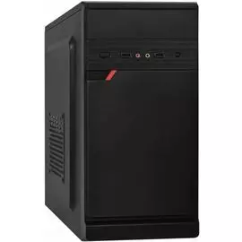 Корпус ATX Exegate BAA-106-450W-8 EX283059RUS БП AAA450 с вент. 8см, 2*USB, аудио, черный