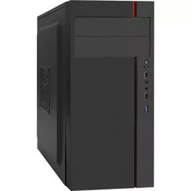 Корпус ATX Exegate EX290184RUS черный, БП 400W, 2*USB 2.0, USB3.0, audio