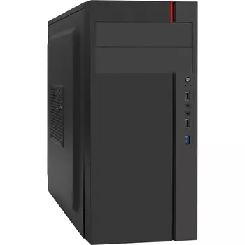 Корпус ATX Exegate EX290186RUS черный, БП 450W, 2*USB 2.0, USB3.0, audio