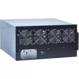 Корпус ATX Exegate Pro 8-430 черный/серебристый, без БП, 2*USB 2.0, установка в стойку 6U