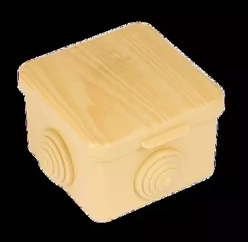 Коробка распределительная EKF plc-kmr2-030-036-s КМР-030-036 пылевлагозащитная, 4 мембр.ввода (65х65х50) светл. дер.