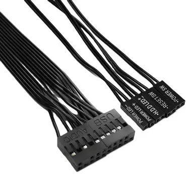 Корпус ATX Exegate UN-605B-UNS350 EX299341RUS БП UNS350, 2*USB