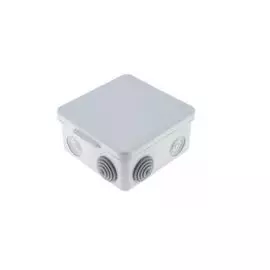 Коробка распределительная EKF plc-kmr-030-014 КМР-030-014 наруж. с крышкой 105х105х50 АБС 8 входов IP54 сер.