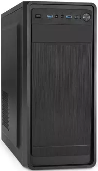 Корпус ATX Exegate XP-332UC-XP400 EX287373RUS черный, БП 400W, 2*USB3.0, TypeC, аудио