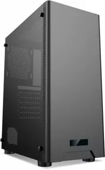 Корпус ATX FORMULA CL-3301B TG черный, без БП, боковая панель из закаленного стекла, 2*USB2.0, USB3.0, audio