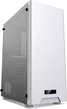 Корпус ATX FORMULA CL-3301W TG белый, без БП, боковая панель из закаленного стекла, 2*USB2.0, USB3.0, audio