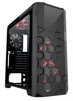 Корпус ATX FORMULA V-LINE 6000-RGB черный, без БП, 2*USB2.0, 2*USB3.0, audio