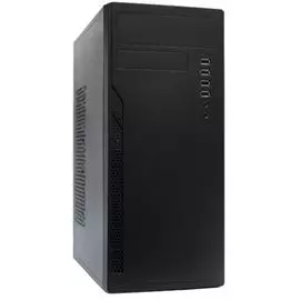 Корпус ATX Foxline FL-301 1x5.25EXT, 1x3.5EXT, 4x3.5INT, 2xUSB2.0, 2xUSB3.0, HDA, w/o FAN, w/450W ATX PSU, w/1.2m EU pwr cord