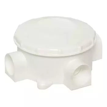 Коробка распределительная EKF plc-kmr-040-040 трехрожковая белая (70х35)