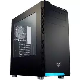 Корпус ATX FSP CMT240 черный, без БП, с окном, 2*USB 3.0, 2*USB 2.0, audio
