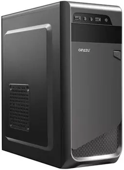 Корпус ATX Ginzzu A180 без БП, 2*USB 2.0